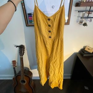 Yellow Mustard Jumpsuit Size M